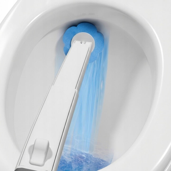 Bezdotykowa szczotka do WC + 24 wkłady