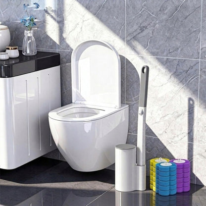 Bezdotykowa szczotka do WC + 24 wkłady