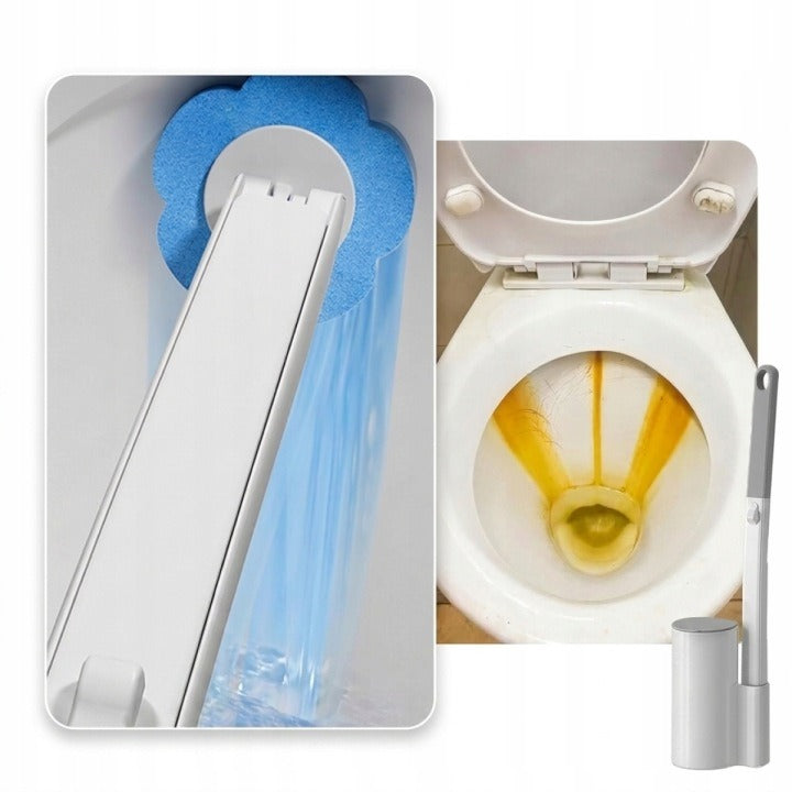 Bezdotykowa szczotka do WC + 24 wkłady